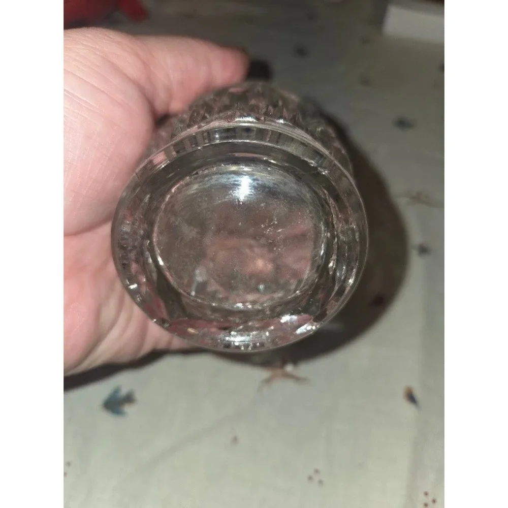 Beautiful Antique Sugar/Cocoa Shaker‎ Cut Glass VTG jar